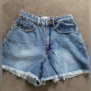 Cotton-on High Rise mom jean shorts